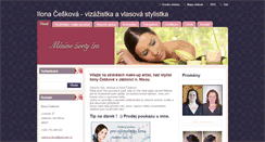 Desktop Screenshot of ilonaceskova.com