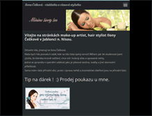 Tablet Screenshot of ilonaceskova.com